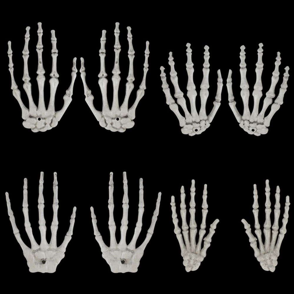 1 Pair Halloween Skeleton Hand Paw Skeleton Hand Bone Ornaments - MegIan's Market