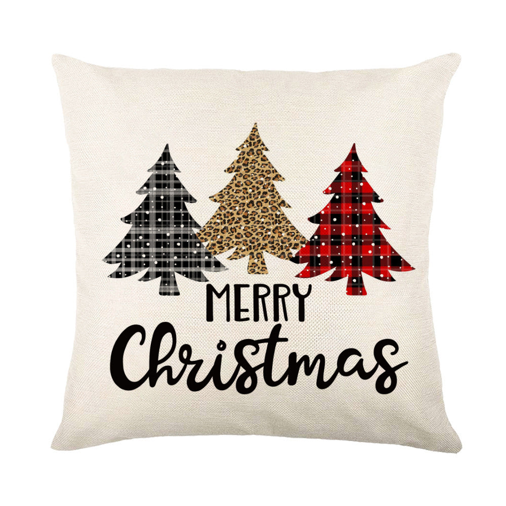 Christmas Pillow Covers Sofa Square Pillow Cases