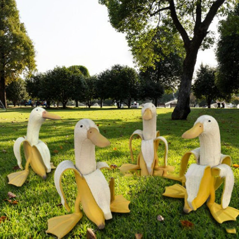 New Banana Duck Decor Creative Art Ornament