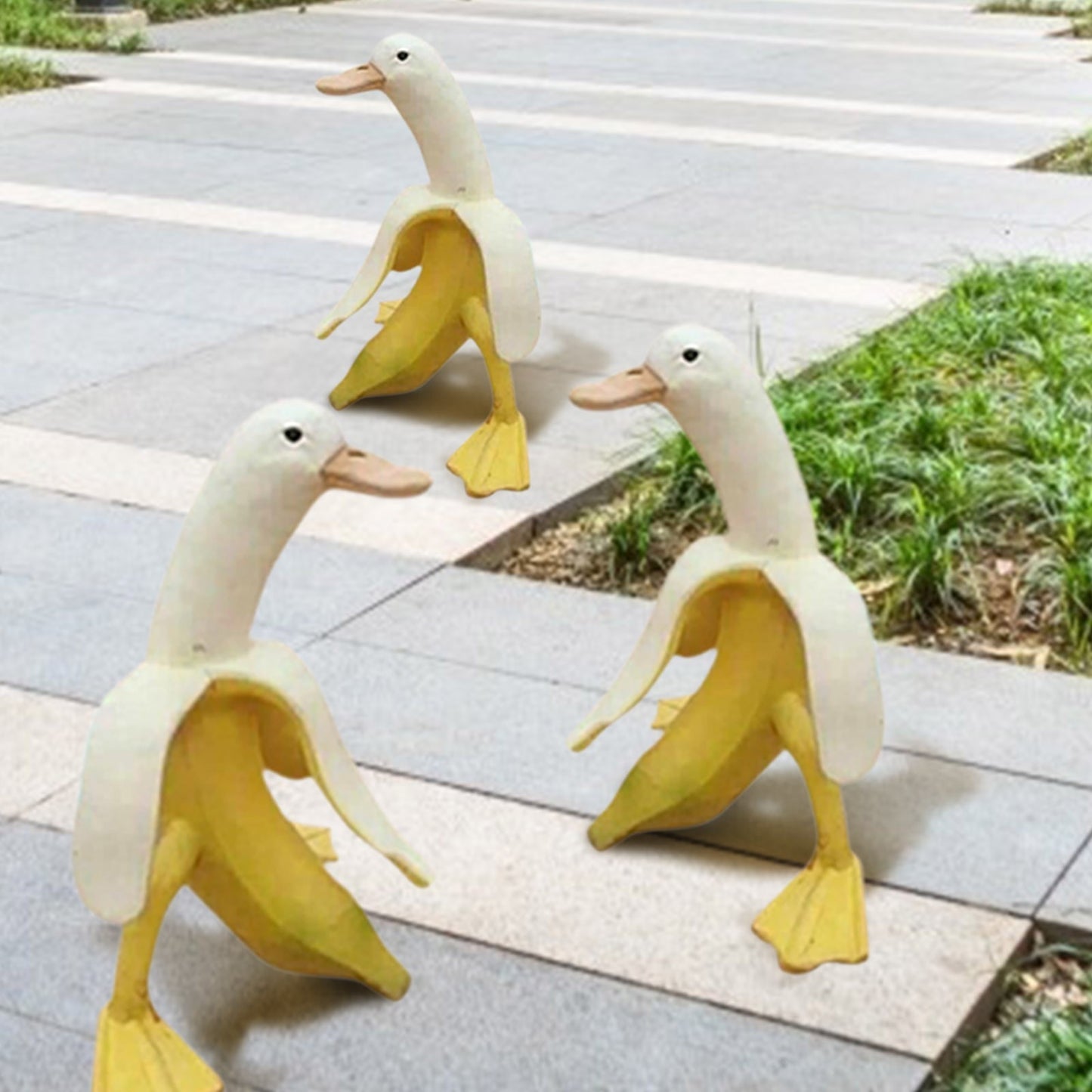 New Banana Duck Decor Creative Art Ornament