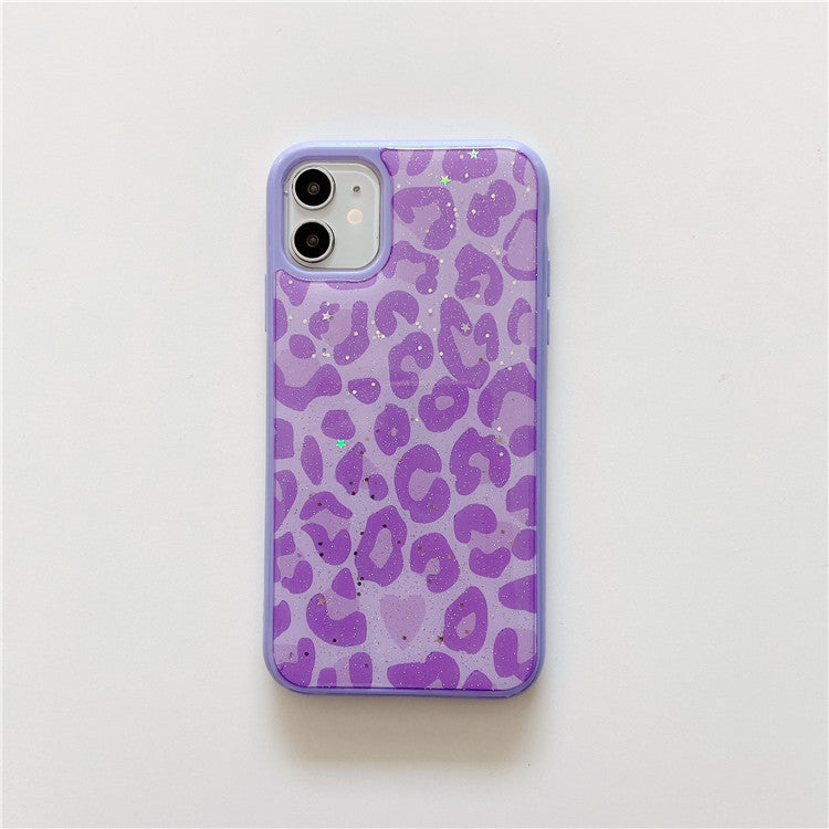 Leopard Epoxy Mobile Phone Case Compatible with Iphone
