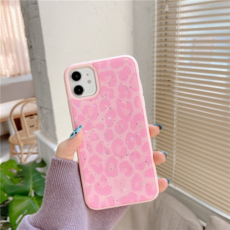 Leopard Epoxy Mobile Phone Case Compatible with Iphone