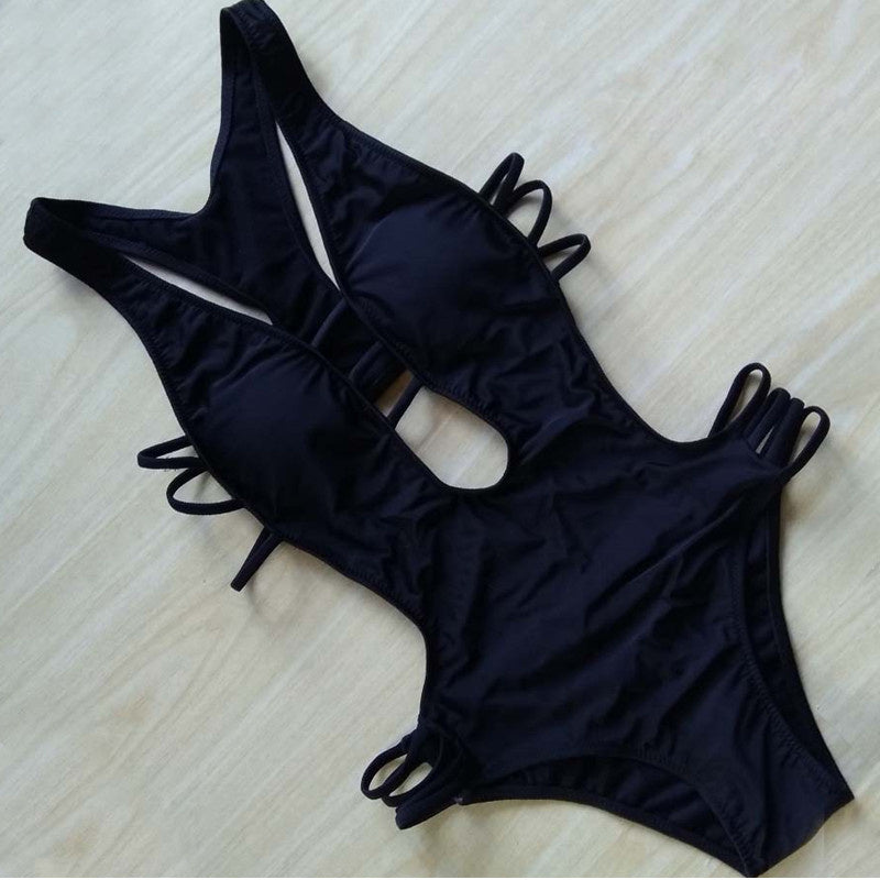 Printed Bikini One Piece Swimsuit