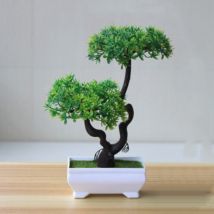 Bonsai Tree Simulation Potted Plants