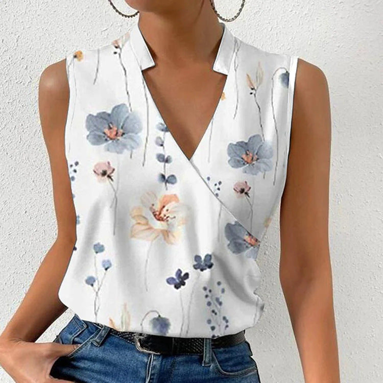 Women's Pullover Floral Print Top