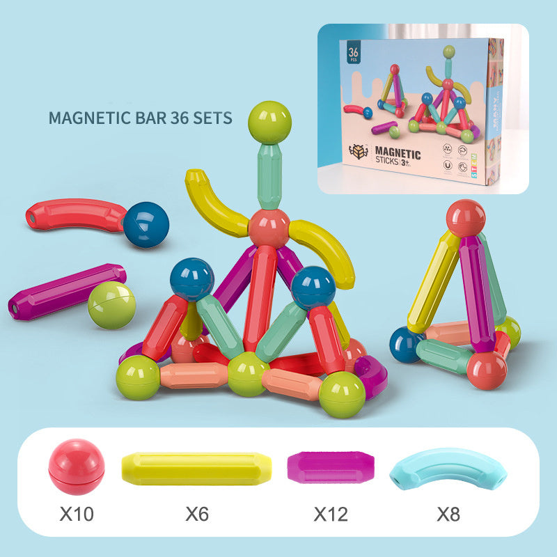 Baby Toys Magnetic Stick Building Blocks Game Magnets Childrens Set