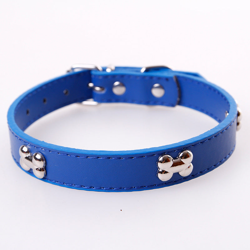 Dog's Leather Bone Collar BUY 1 GET 1 FREE
