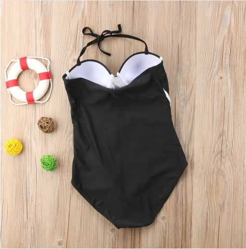 Corset Style One Piece Swimsuit