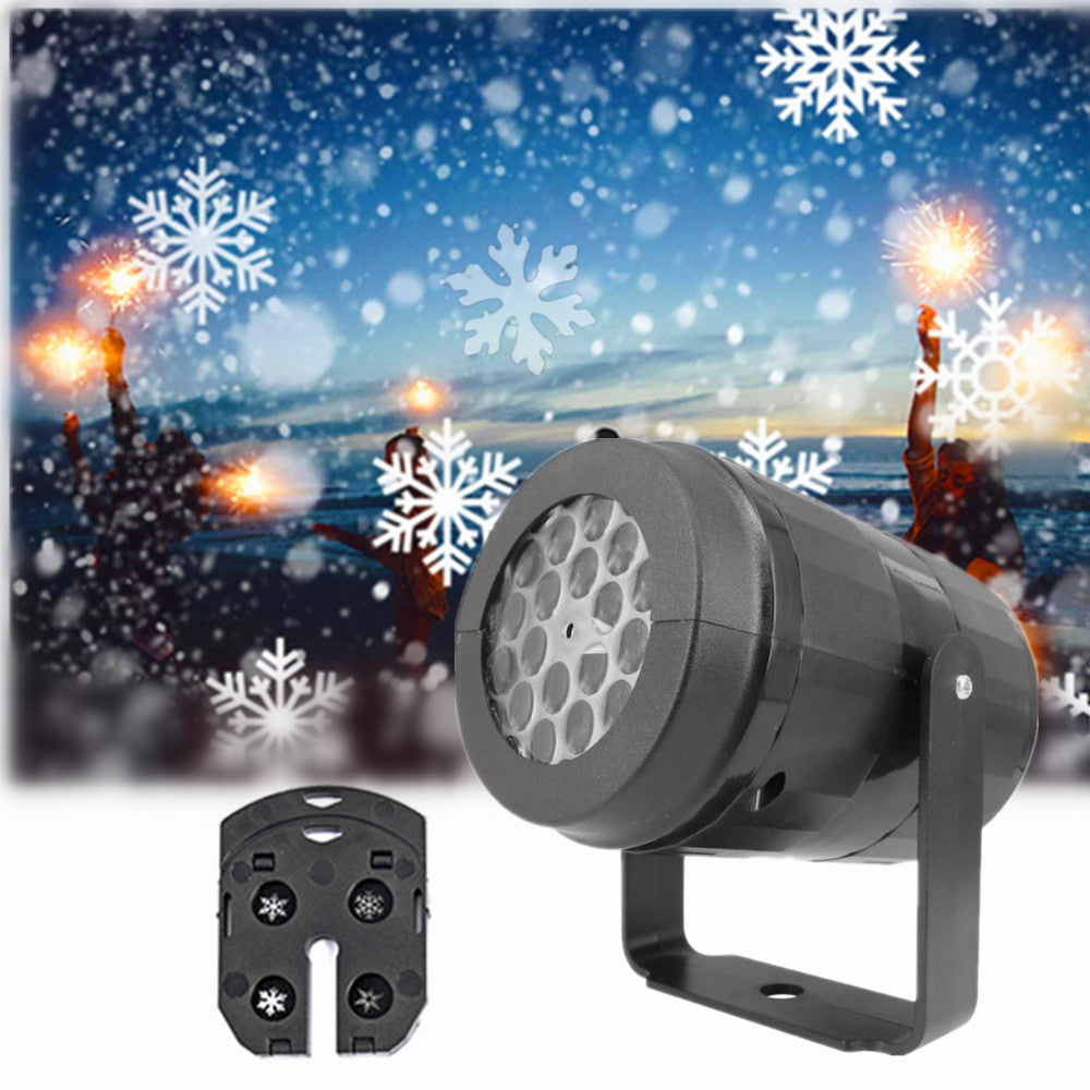 Christmas Party Snowflake Projector LED Light Plus 15 Additional Patterns