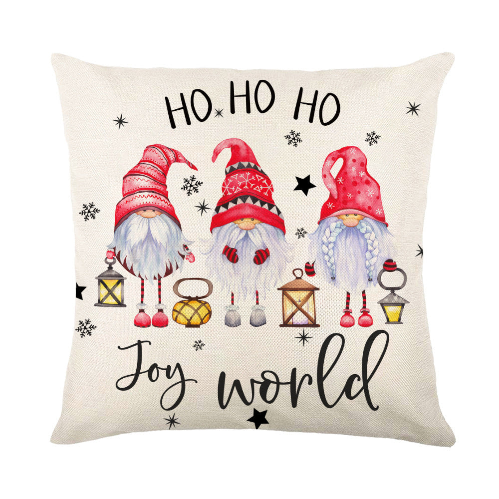 Christmas Pillow Covers Sofa Square Pillow Cases