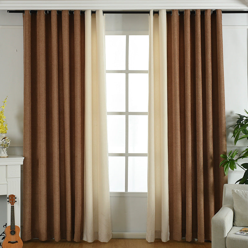 Factory Direct Chenille Solid Finish Curtains - Various Size