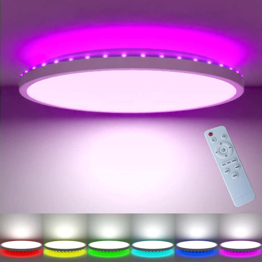 LED Ceiling Round Panel Down Lights Bathroom Kitchen Living Room Lamp