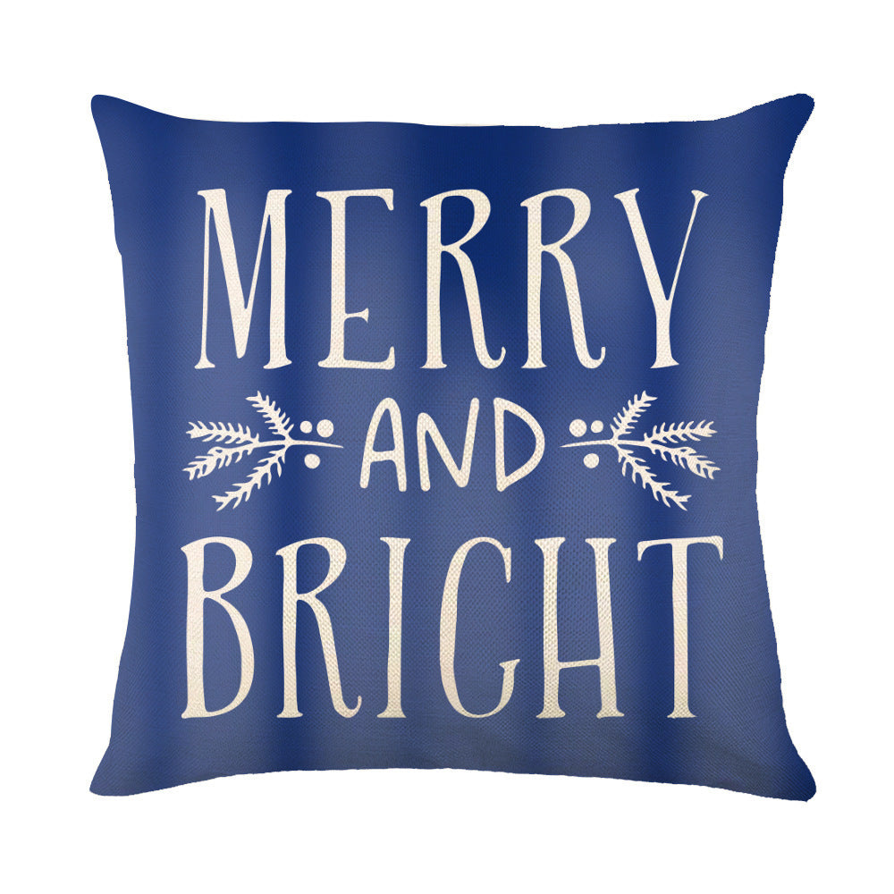 Christmas Pillow Covers Sofa Square Pillow Cases