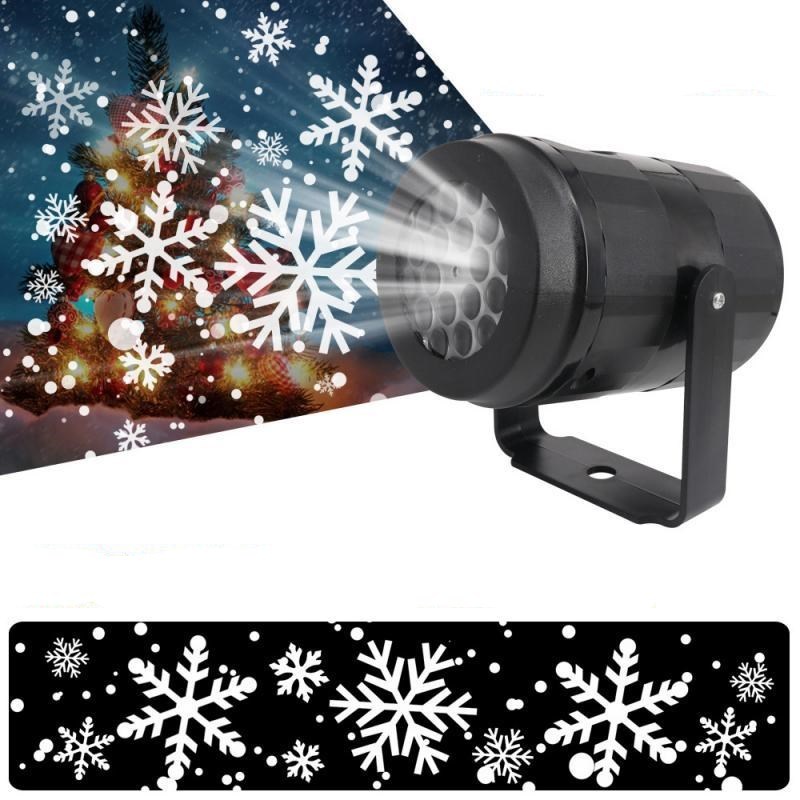 Christmas Party Snowflake Projector LED Light Plus 15 Additional Patterns