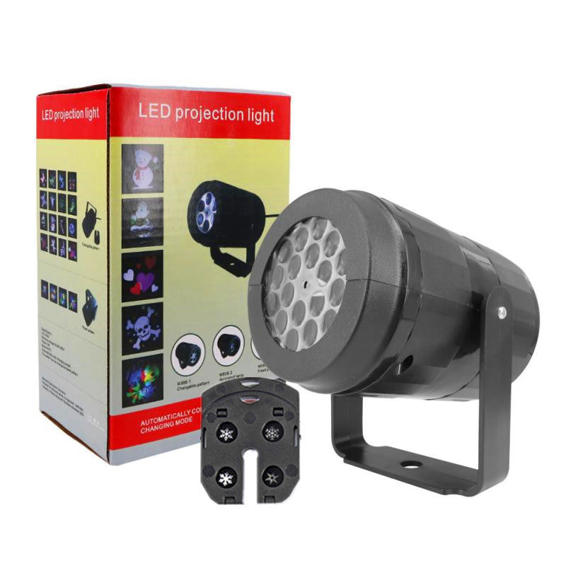 Christmas Party Snowflake Projector LED Light Plus 15 Additional Patterns