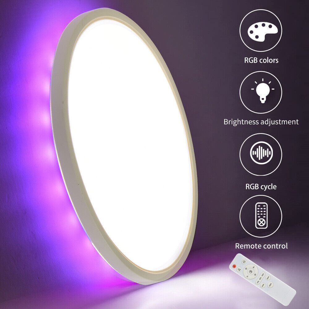 LED Ceiling Round Panel Down Lights Bathroom Kitchen Living Room Lamp