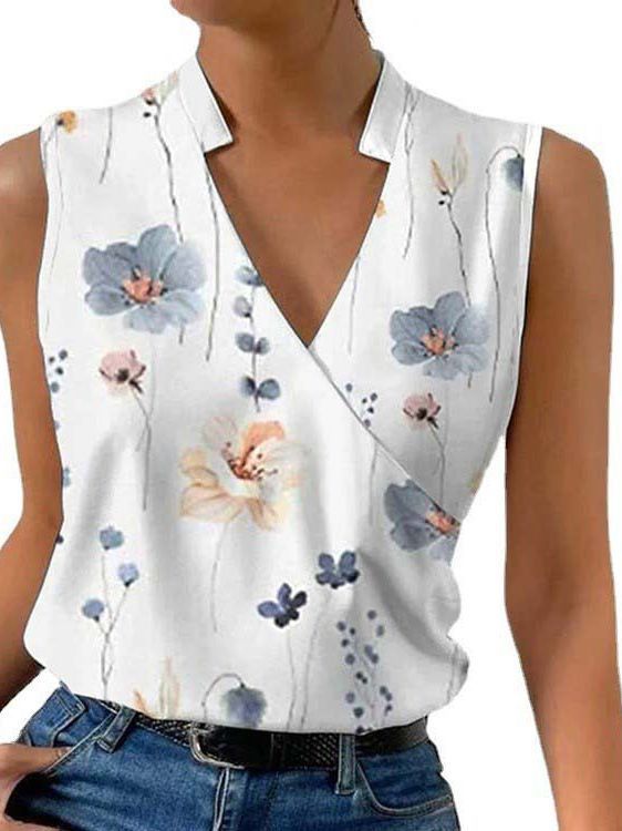 Women's Pullover Floral Print Top