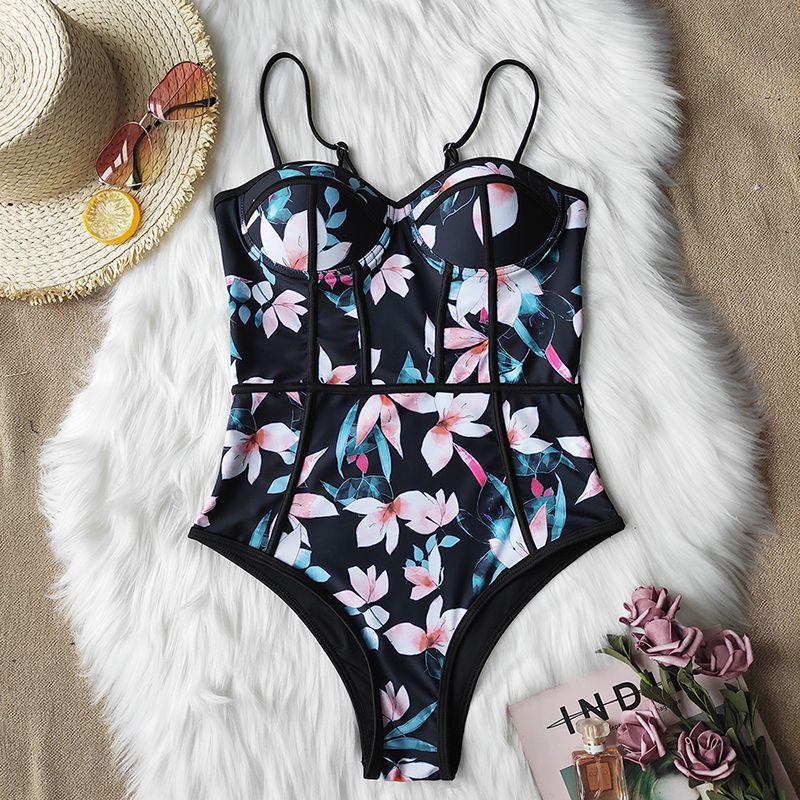 Forest One-Piece Swimwear Bikini Suit