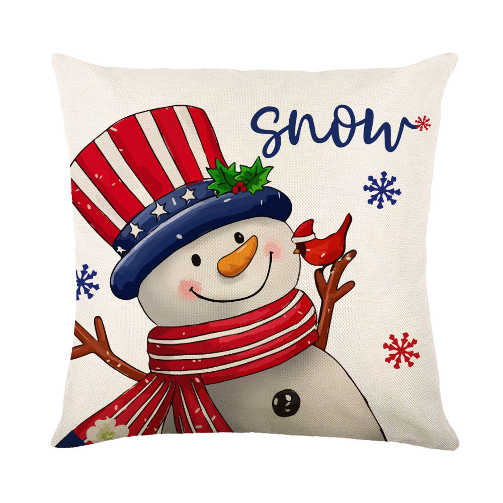 Christmas Pillow Covers Sofa Square Pillow Cases