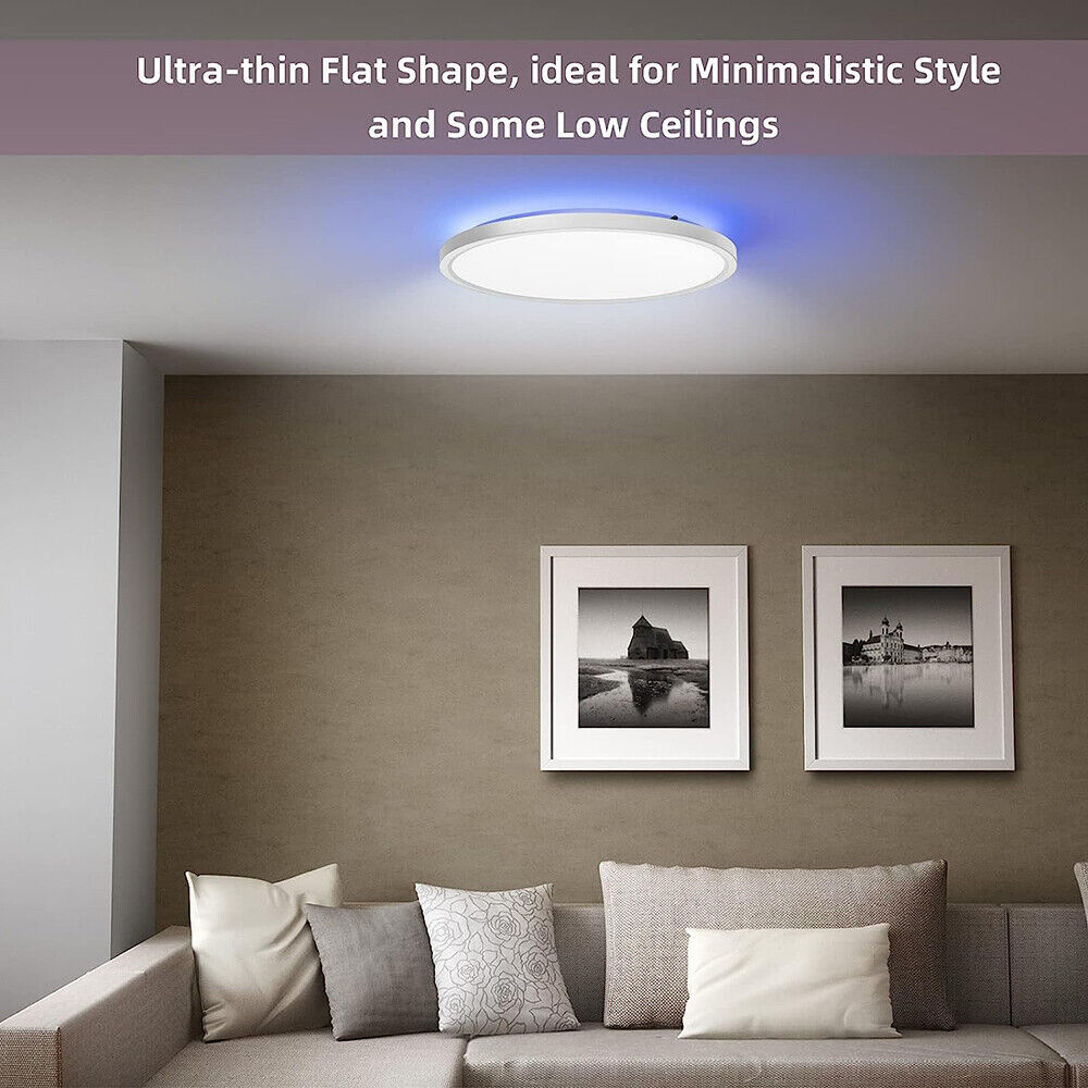 LED Ceiling Round Panel Down Lights Bathroom Kitchen Living Room Lamp