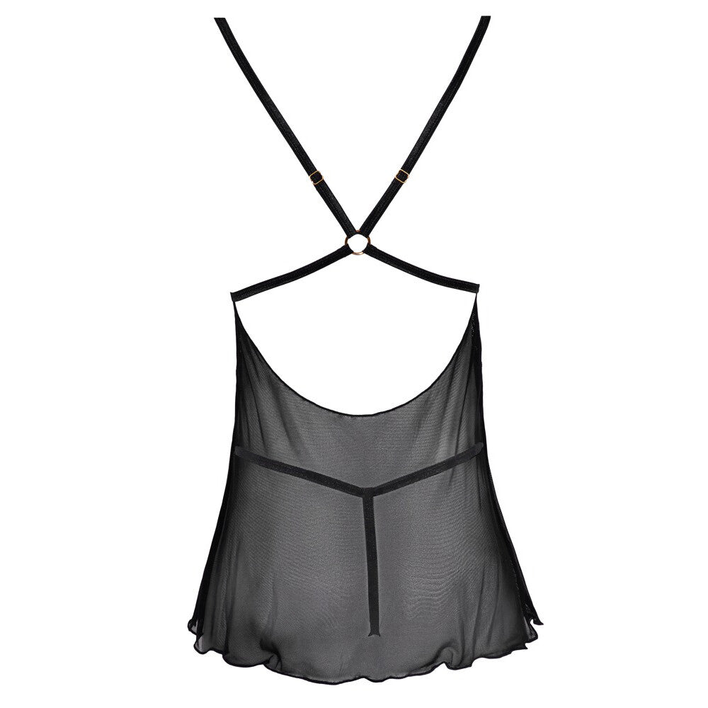 Cottelli Backless Babydoll With Thong Size: Small