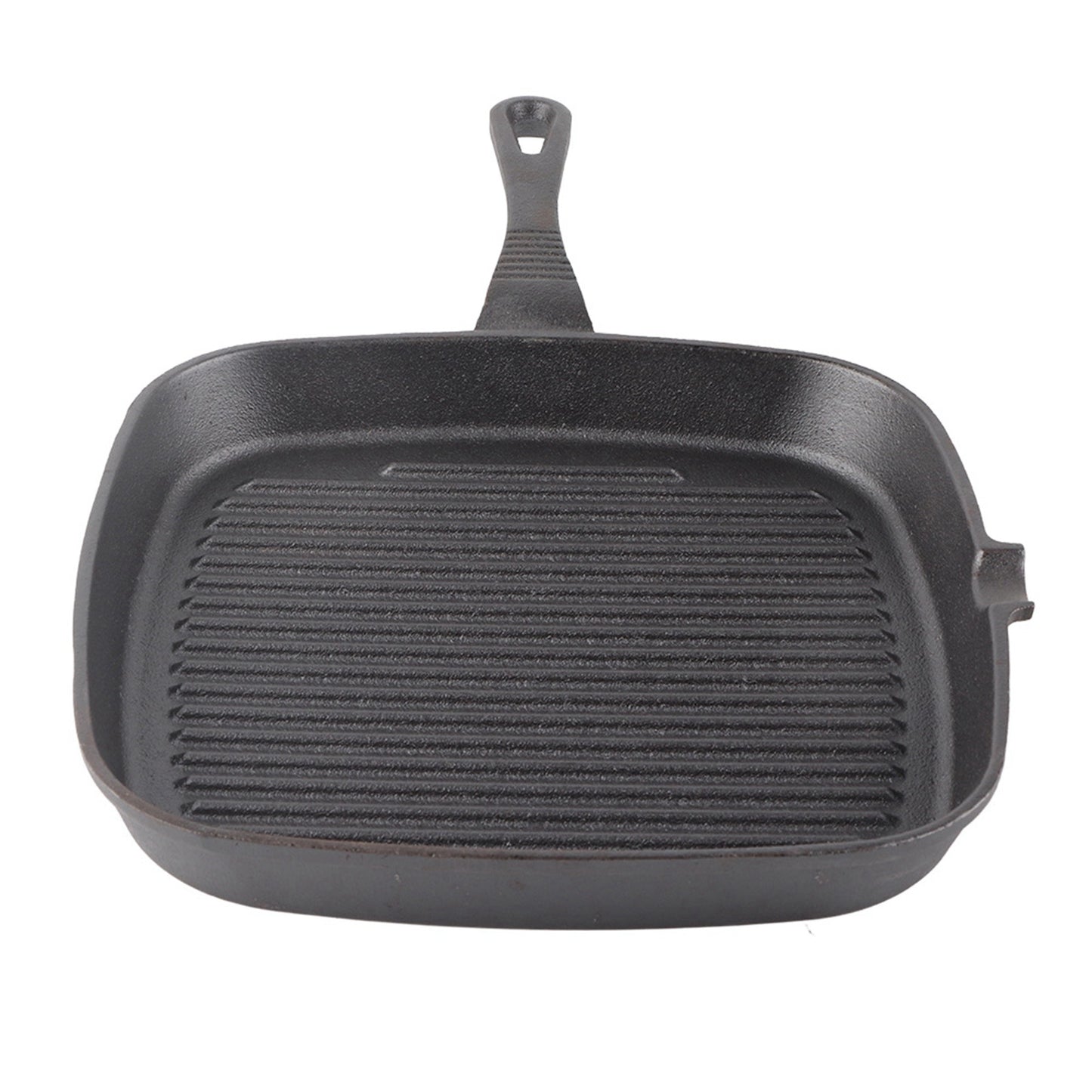 Cast Iron Steak Frying Pan Gas Induction Cooker Cooking Pot