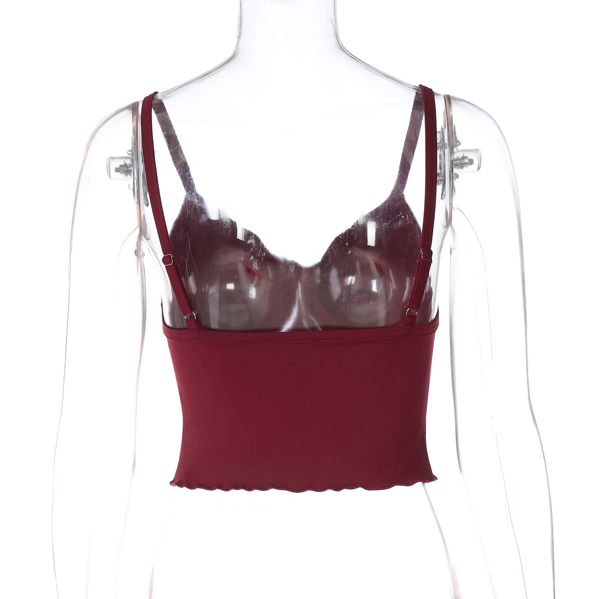Women's Wave Edge Backless Bow Camisole - Stylish Bandeau Top