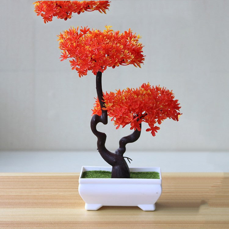 Bonsai Tree Simulation Potted Plants