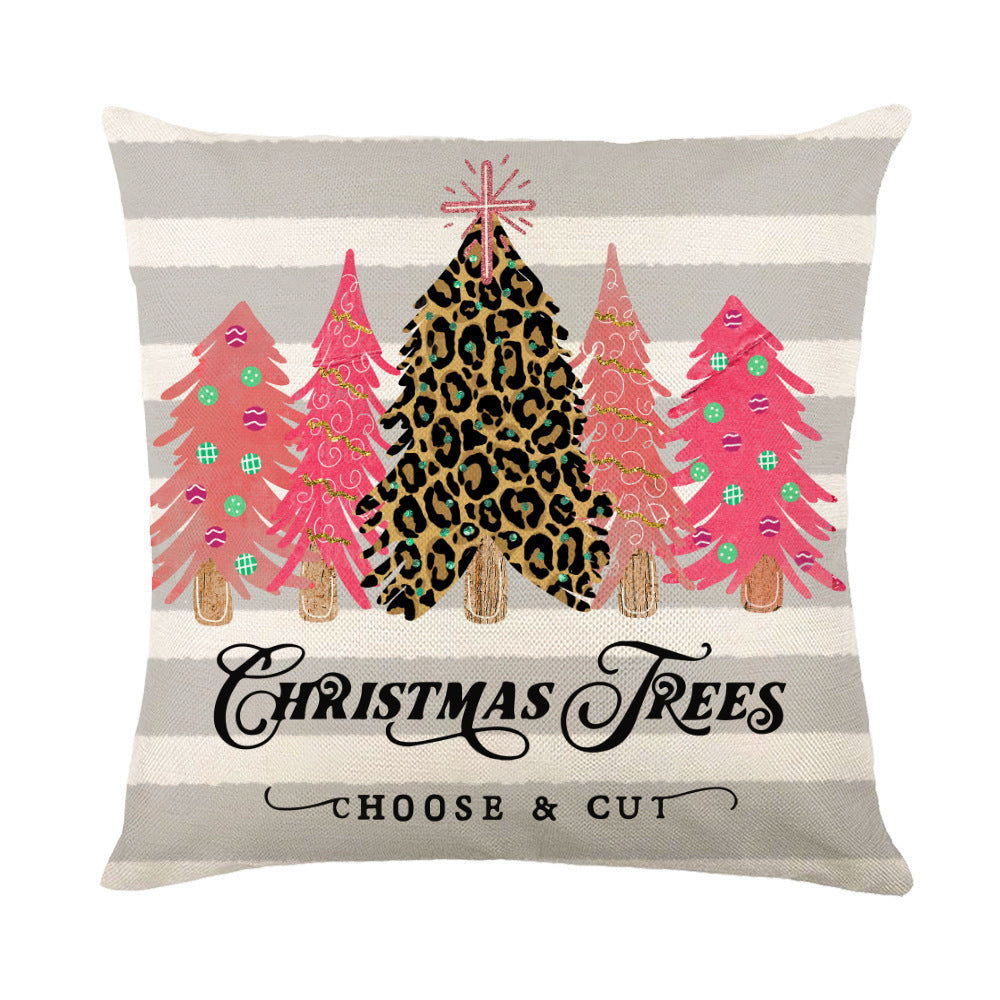 Christmas Pillow Covers Sofa Square Pillow Cases
