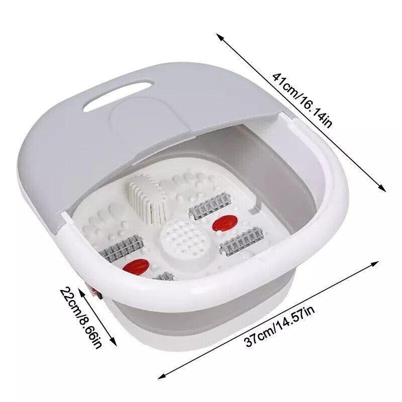 500W Electric Infrared Foot Massager Wet Bath Spa & Relax Therapy Pedicure