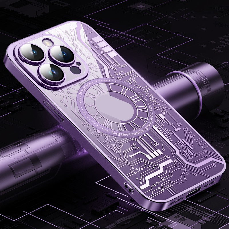Circuit Pattern Electroplated PC Wireless Mobile Phone Case