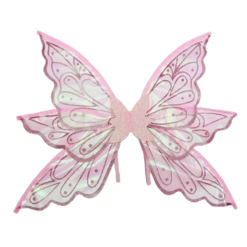 Costume d'ailes de fée, elfe, ange, ailes de papillon, femmes, filles, princesse, Cosplay, Halloween, fête, déguisement, festival, accessoires de performance