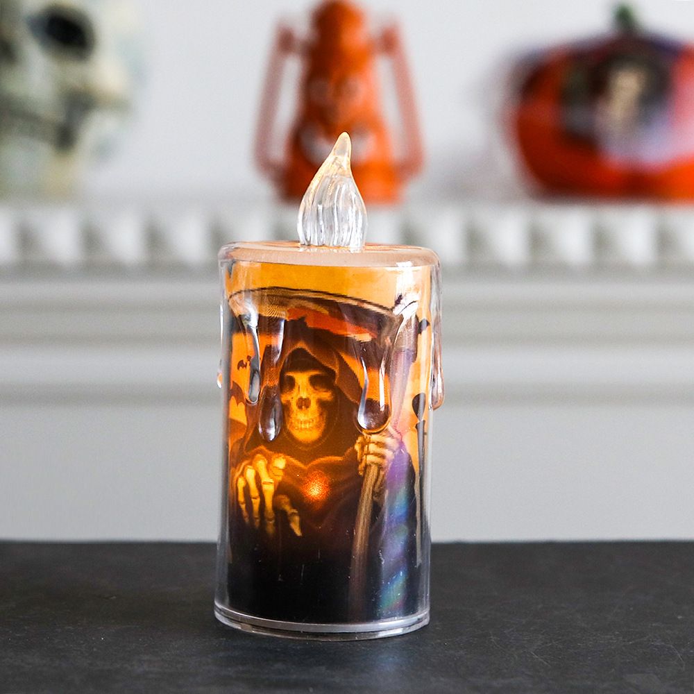 Halloween LED Ghost Pumpkin Horror Candle Lights