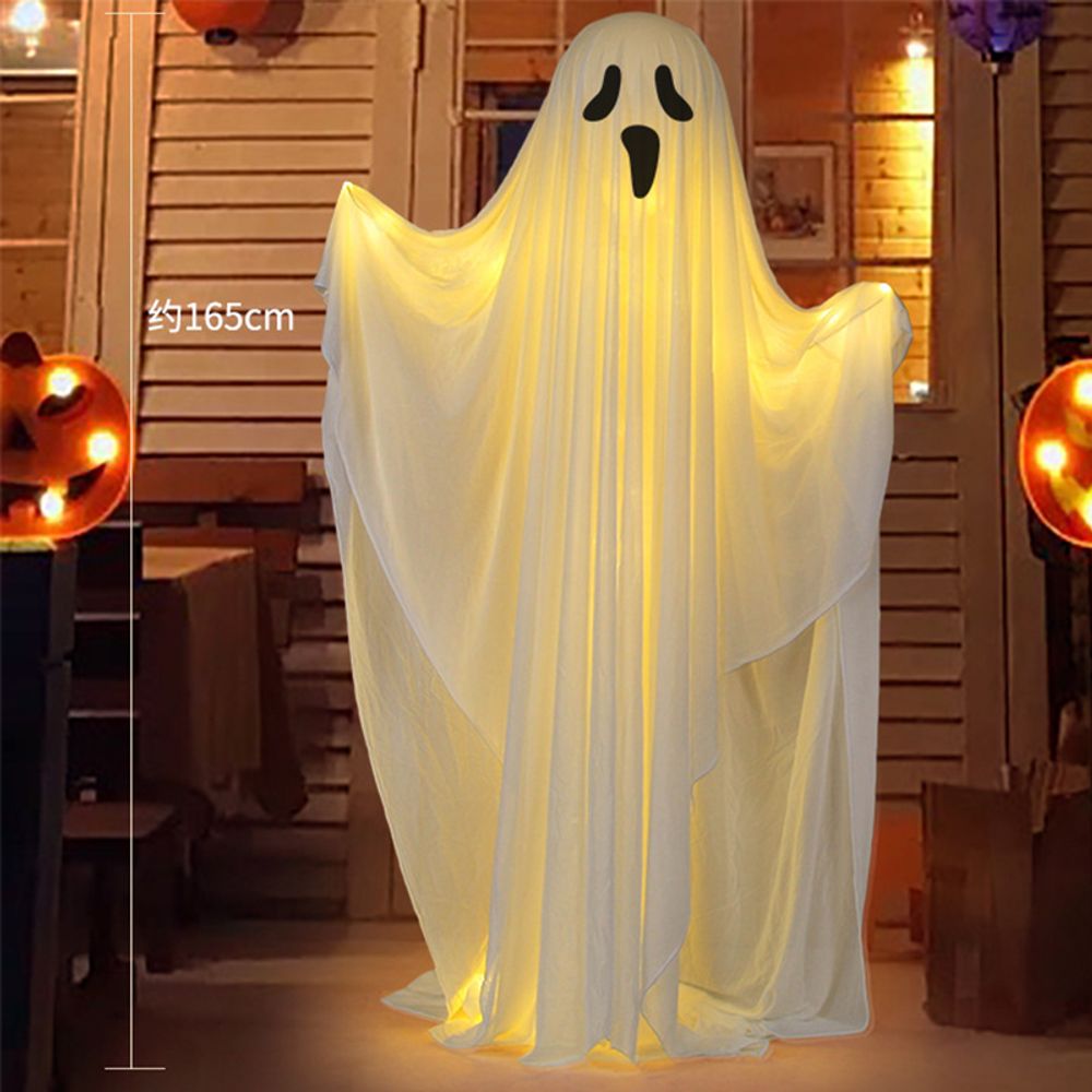 130CM Outdoor Ghost LED Decoration for Front Porch Halloween