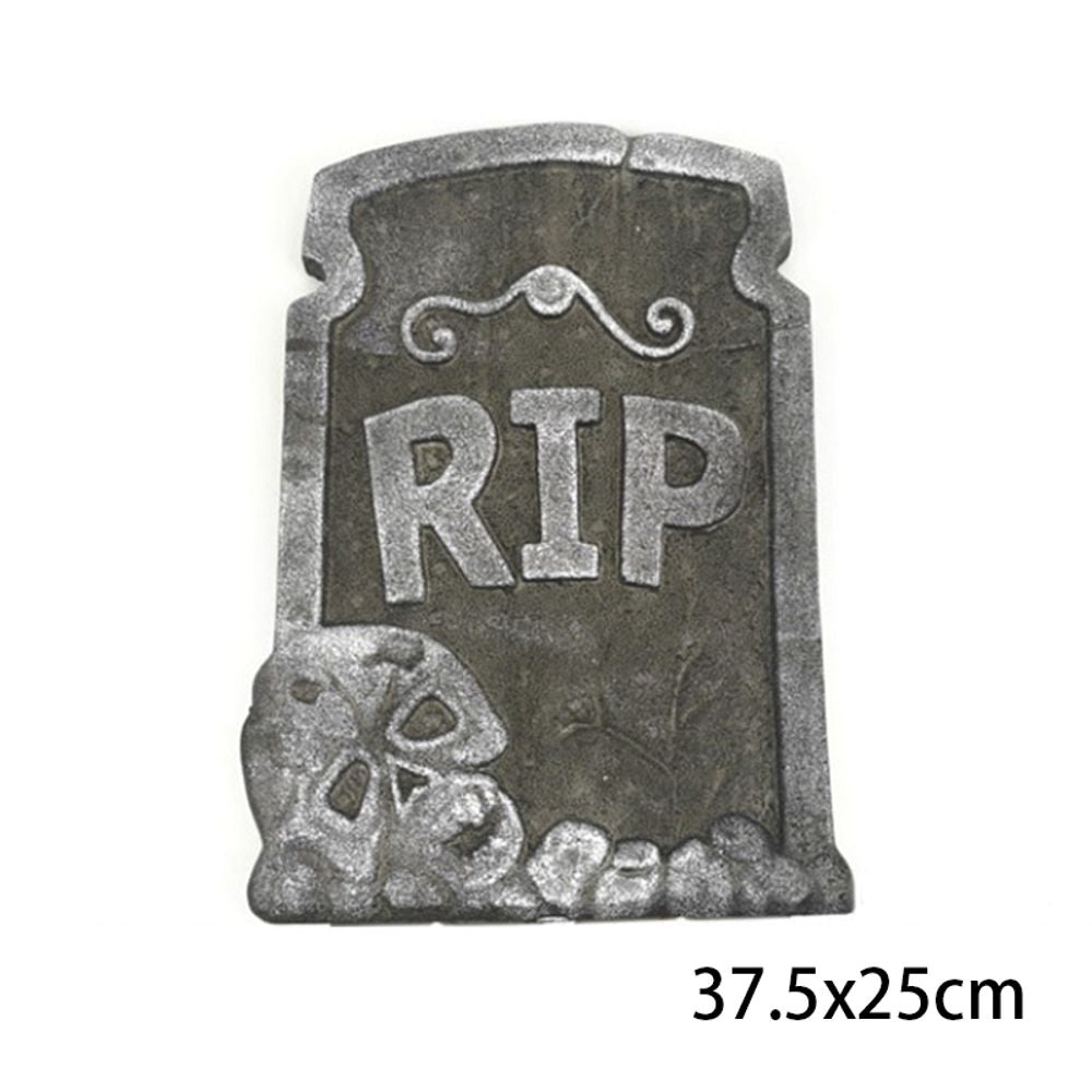 1pc Mousse Squelette Halloween Décorations pour Maison Tombe Chauve-Souris Fête Fournitures Halloween Accessoires Horreur Maison Accessoires Rip Tombstone