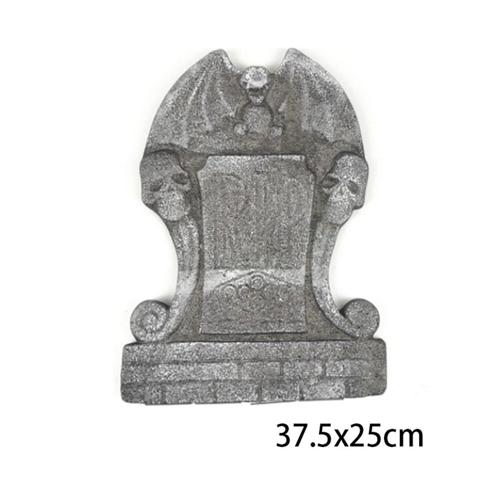 1pc Mousse Squelette Halloween Décorations pour Maison Tombe Chauve-Souris Fête Fournitures Halloween Accessoires Horreur Maison Accessoires Rip Tombstone