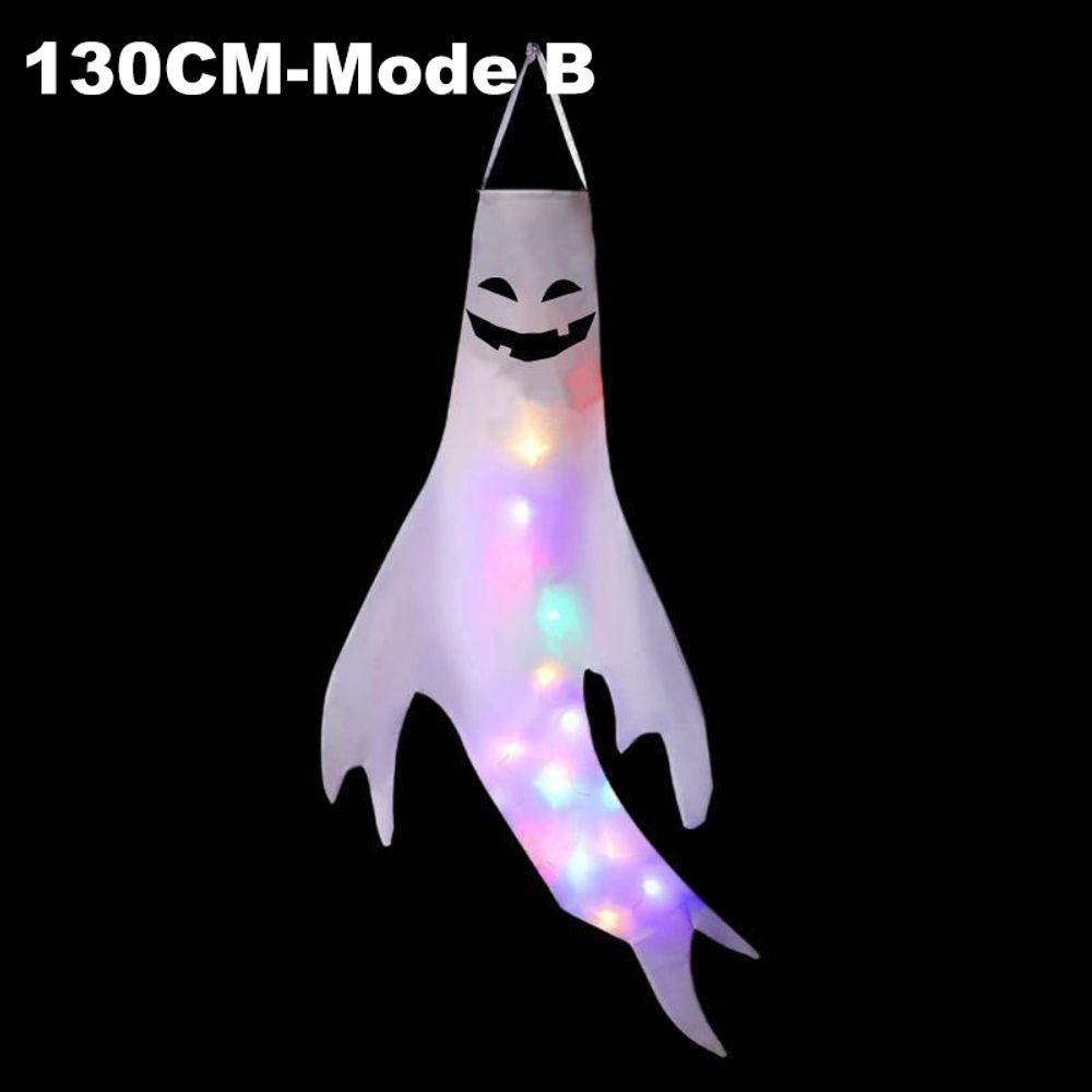 130CM Outdoor Ghost LED Decoration for Front Porch Halloween