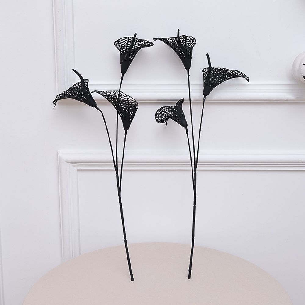 2PCS Simulation Fleur Halloween M esh Fleur Taro Branche Décoration de la Maison Halloween Decoration13262_X2