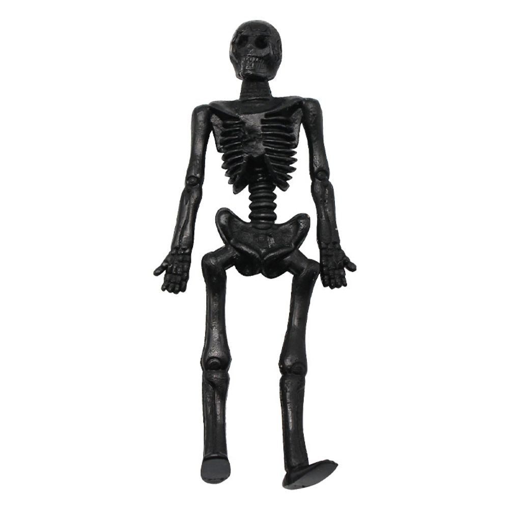 Lot de 15/25 poupées d'horreur en caoutchouc souple TPR pour enfants, jouet anti-stress, squelette extensible, cadeaux d'Halloween