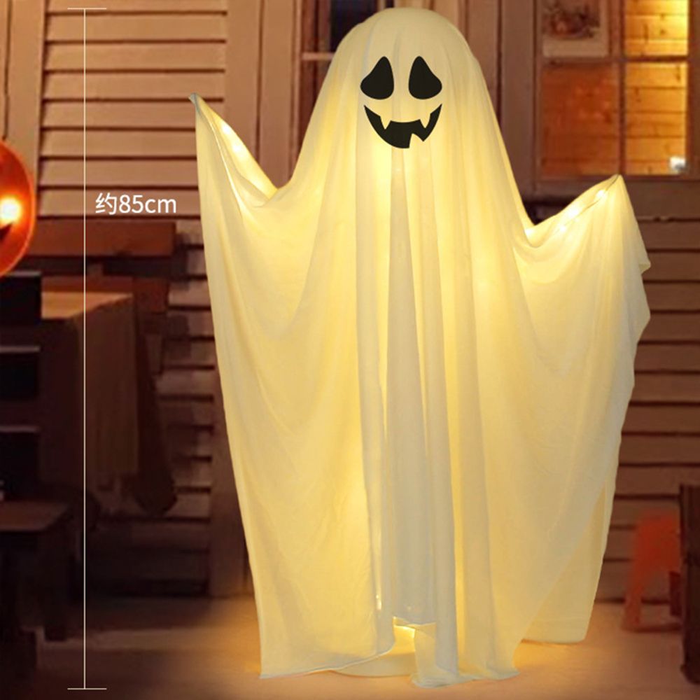130CM Outdoor Ghost LED Decoration for Front Porch Halloween