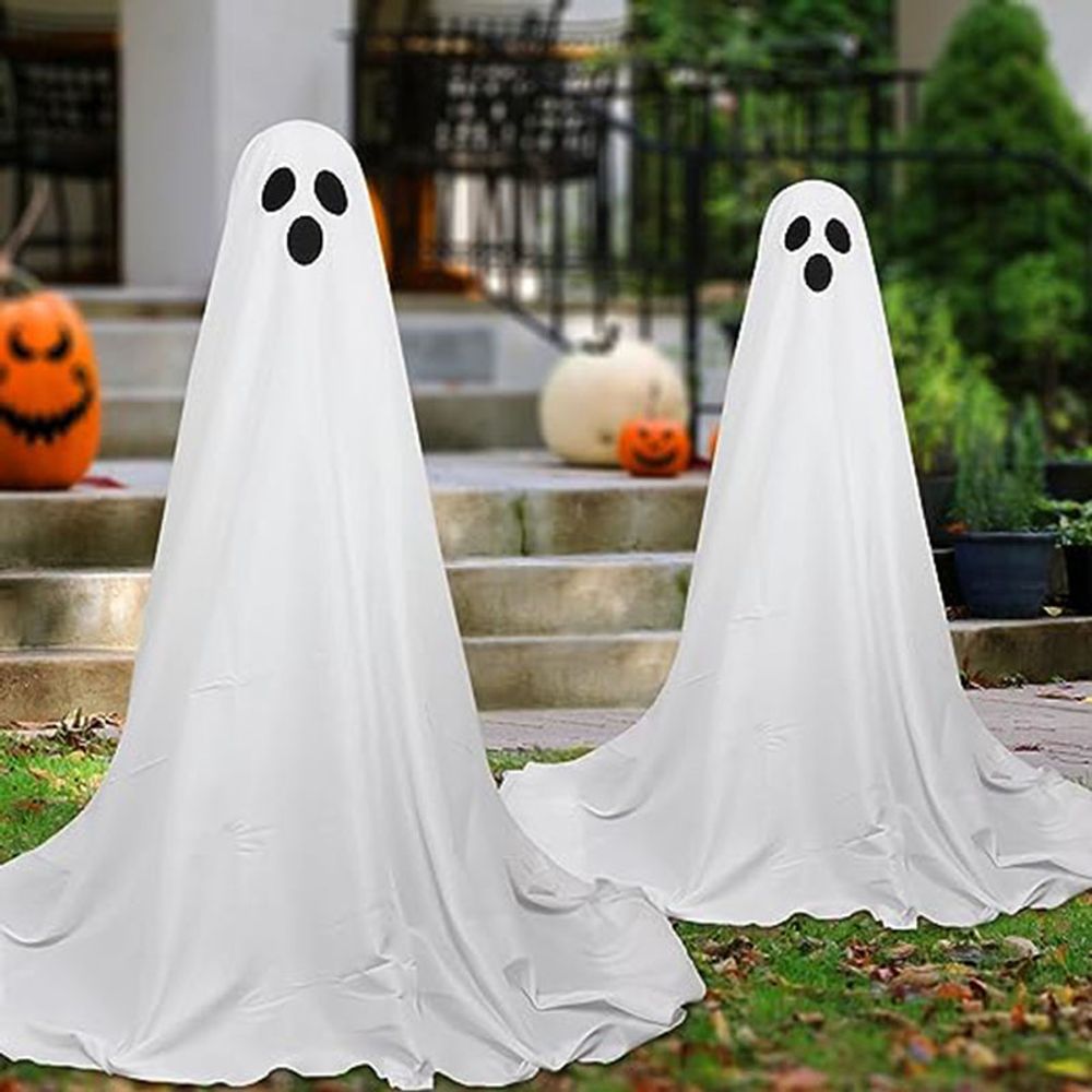 130CM Outdoor Ghost LED Decoration for Front Porch Halloween