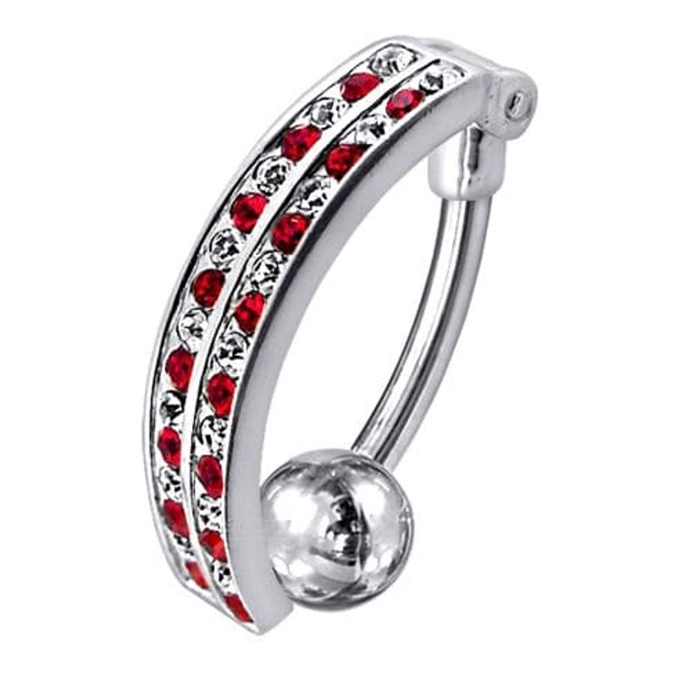 Piercing de nombril inversé avec pendentif fantaisie
