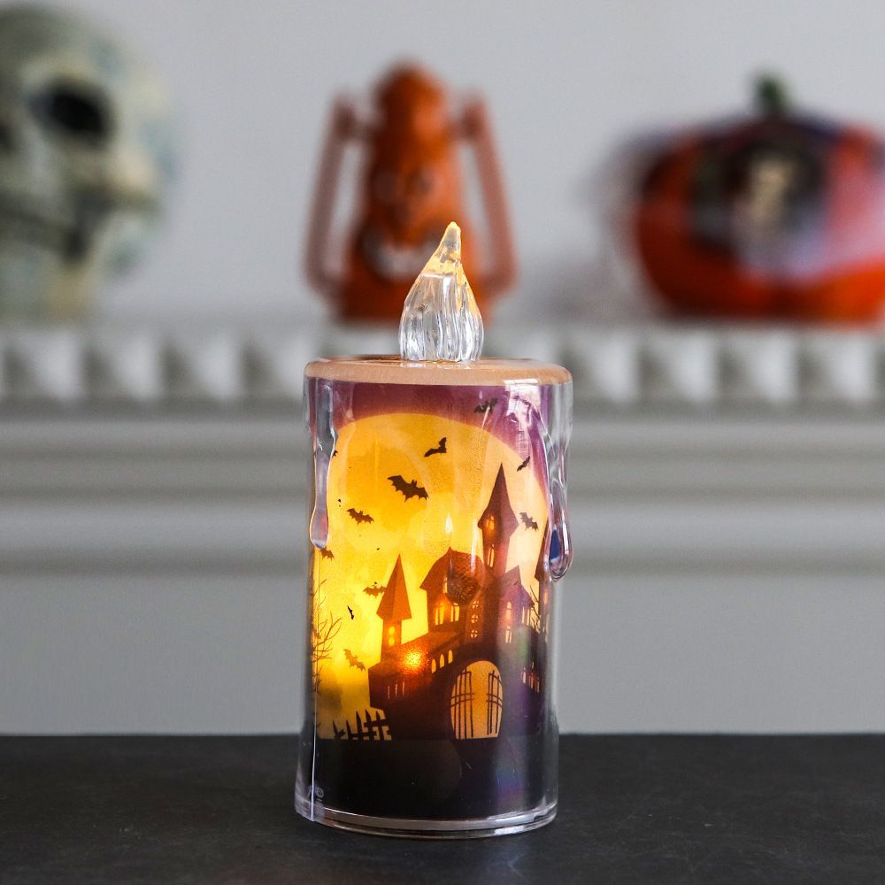 Halloween LED Ghost Pumpkin Horror Candle Lights