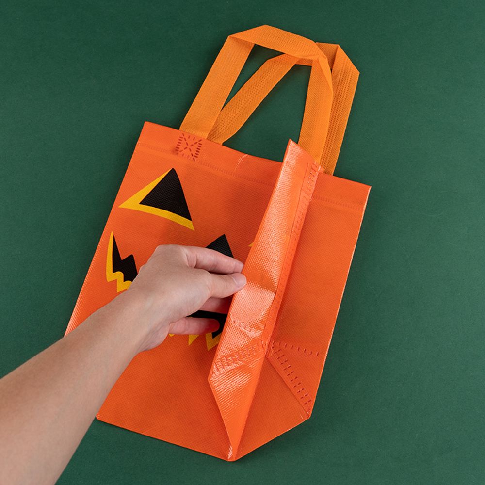 Lot de 12/30 sacs fourre-tout d'Halloween non tissés, emballage de courses, collation, festival de sorcières effrayantes, fête d'enfants, bonbons, cadeaux, fournitures en gros