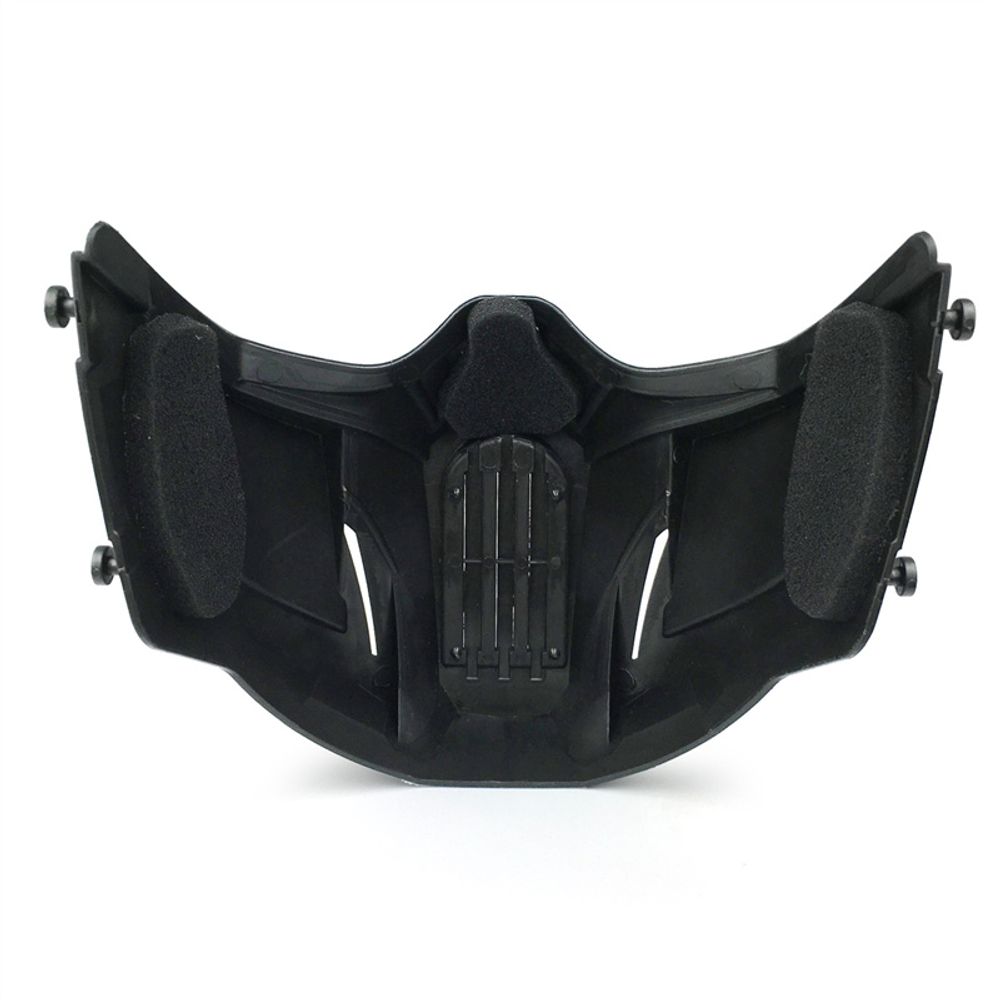 Masque tactique demi-visage Airsoft REikirc réglable CS Cosplay Halloween masques militaires