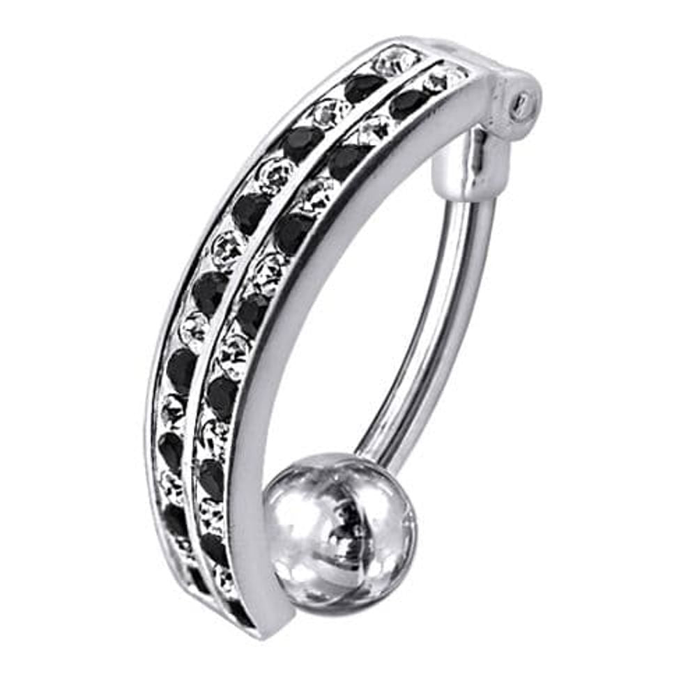 Piercing de nombril inversé avec pendentif fantaisie