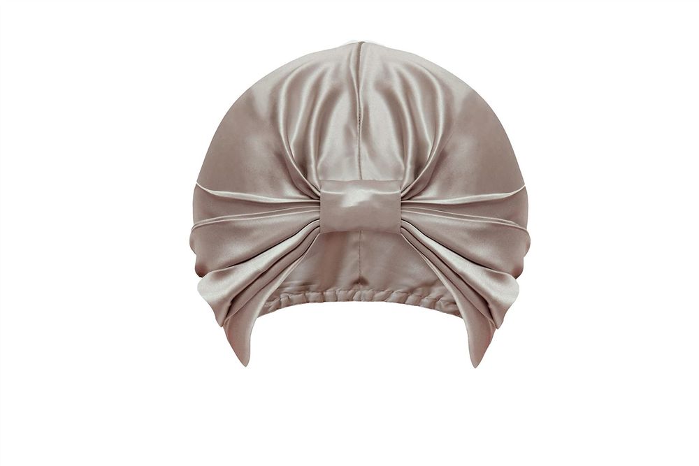 SILK HAIR WRAP 20CM DIAM CHAMPAGNE