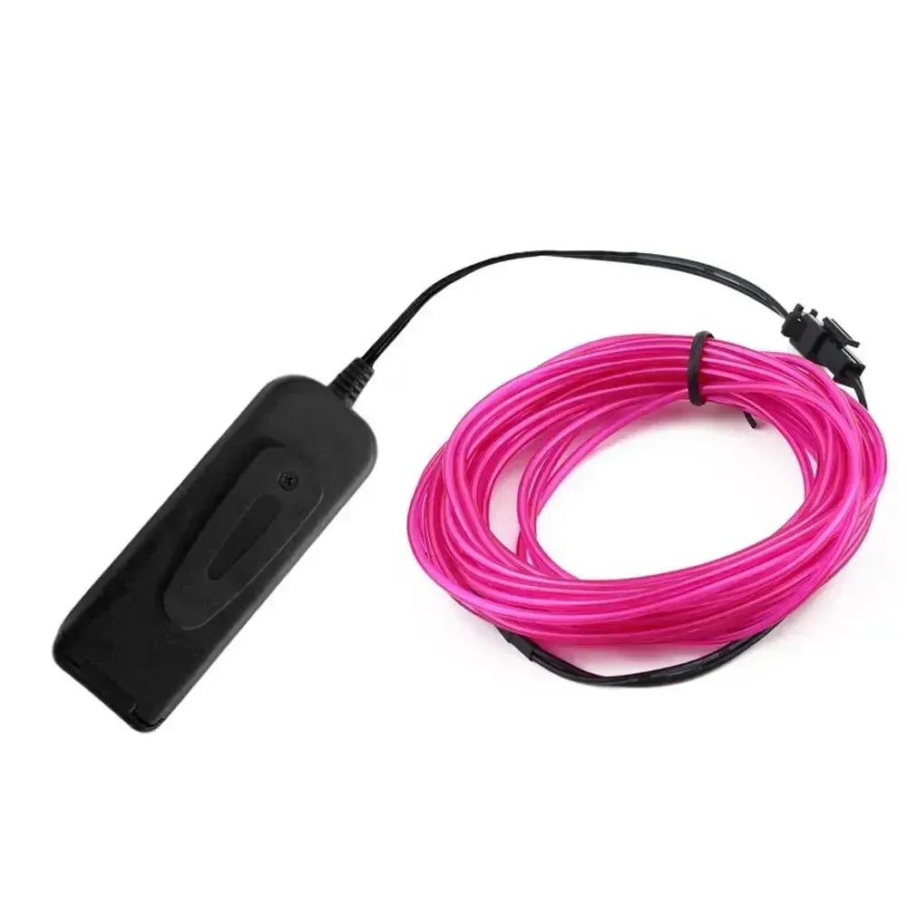 Glow EL Wire Cable LED Neon Light 1m/3m/5m