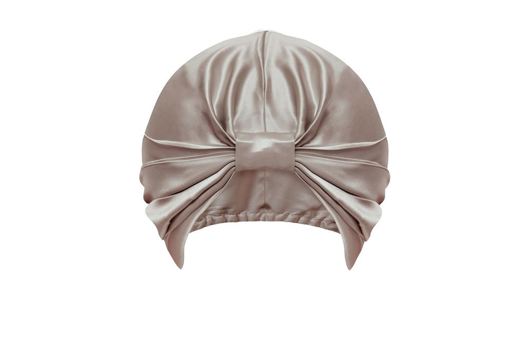 SILK HAIR WRAP 20CM DIAM CHAMPAGNE