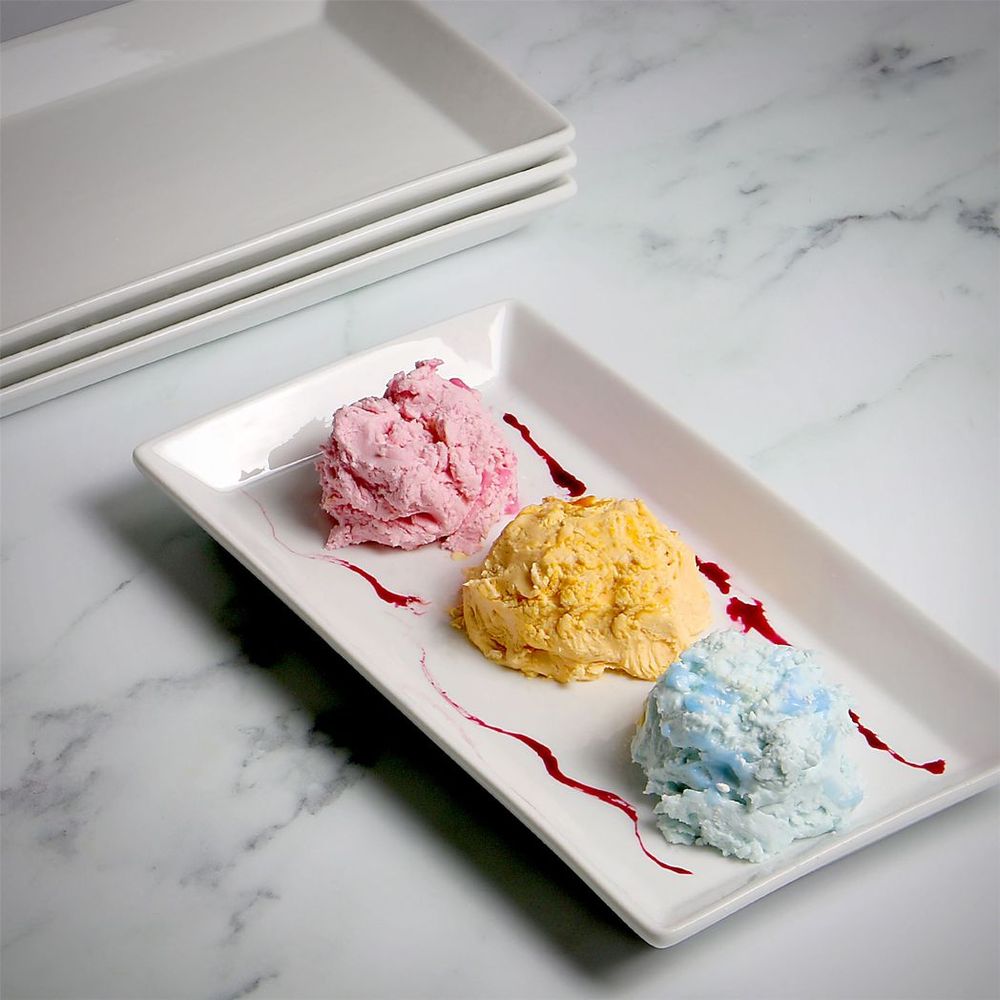 Plats de service en porcelaine - Lot de 4 | M&W